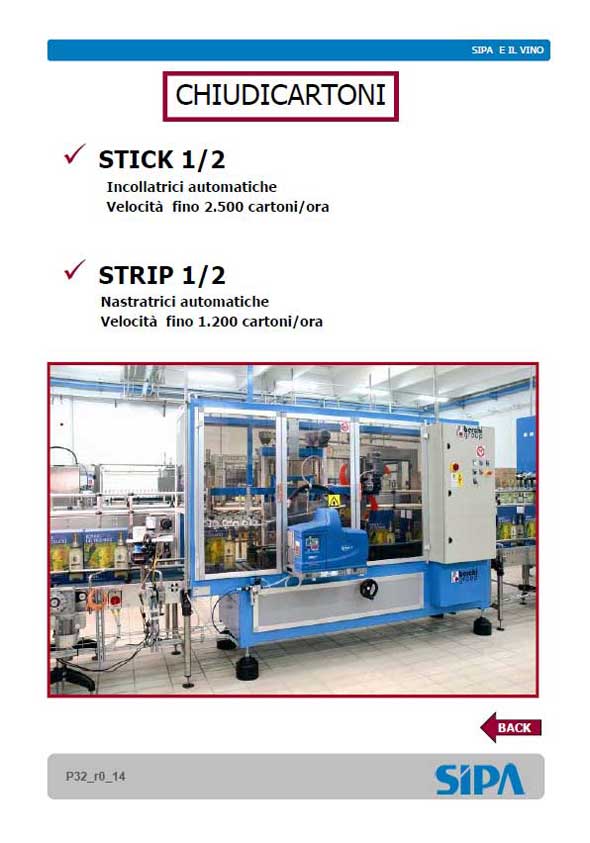CHIUDICARTONI SIPA per confezionamento del vino-image