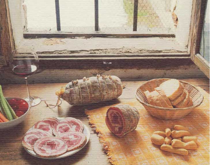 Costa insaccata e pancetta artigianale del Piave e colline prosecco-image