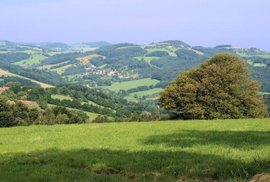 veduta dalla tenuta agricola