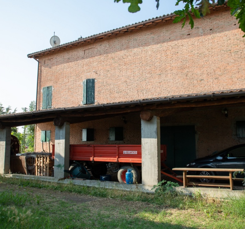 Porticato della tenuta Carpi