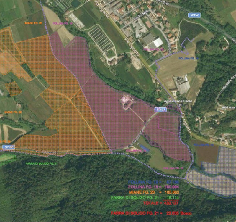 area della proprietà follina colli prosecco superiore
