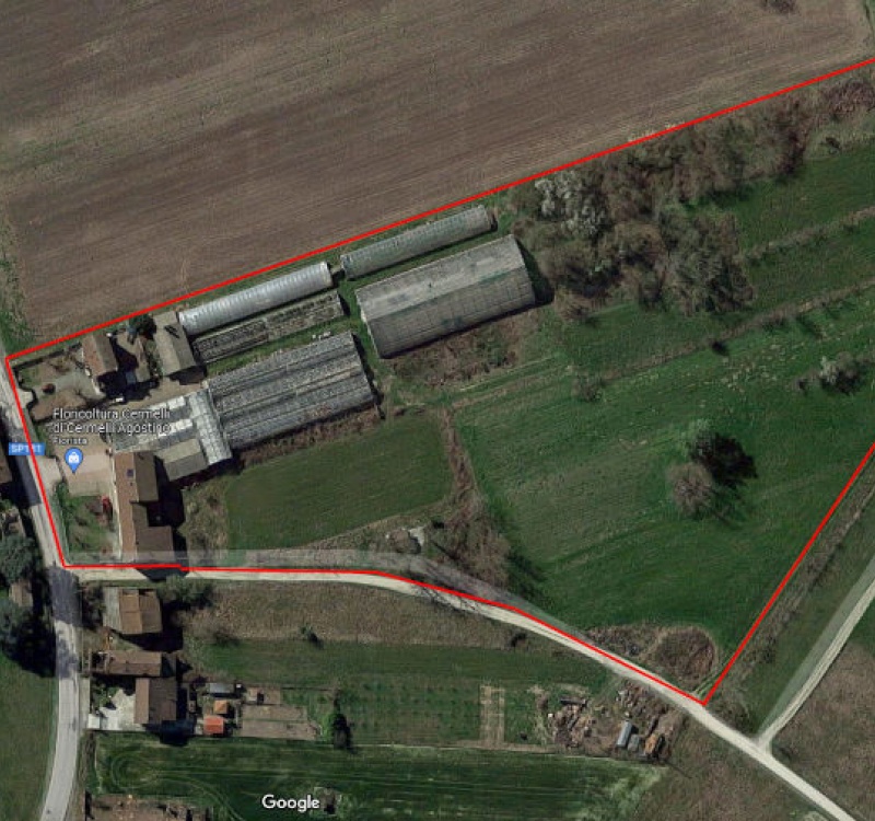 Mappa dell'azienda AZIENDA AGRICOLA IN VENDITA A CASTELLAZZO BORMIDA